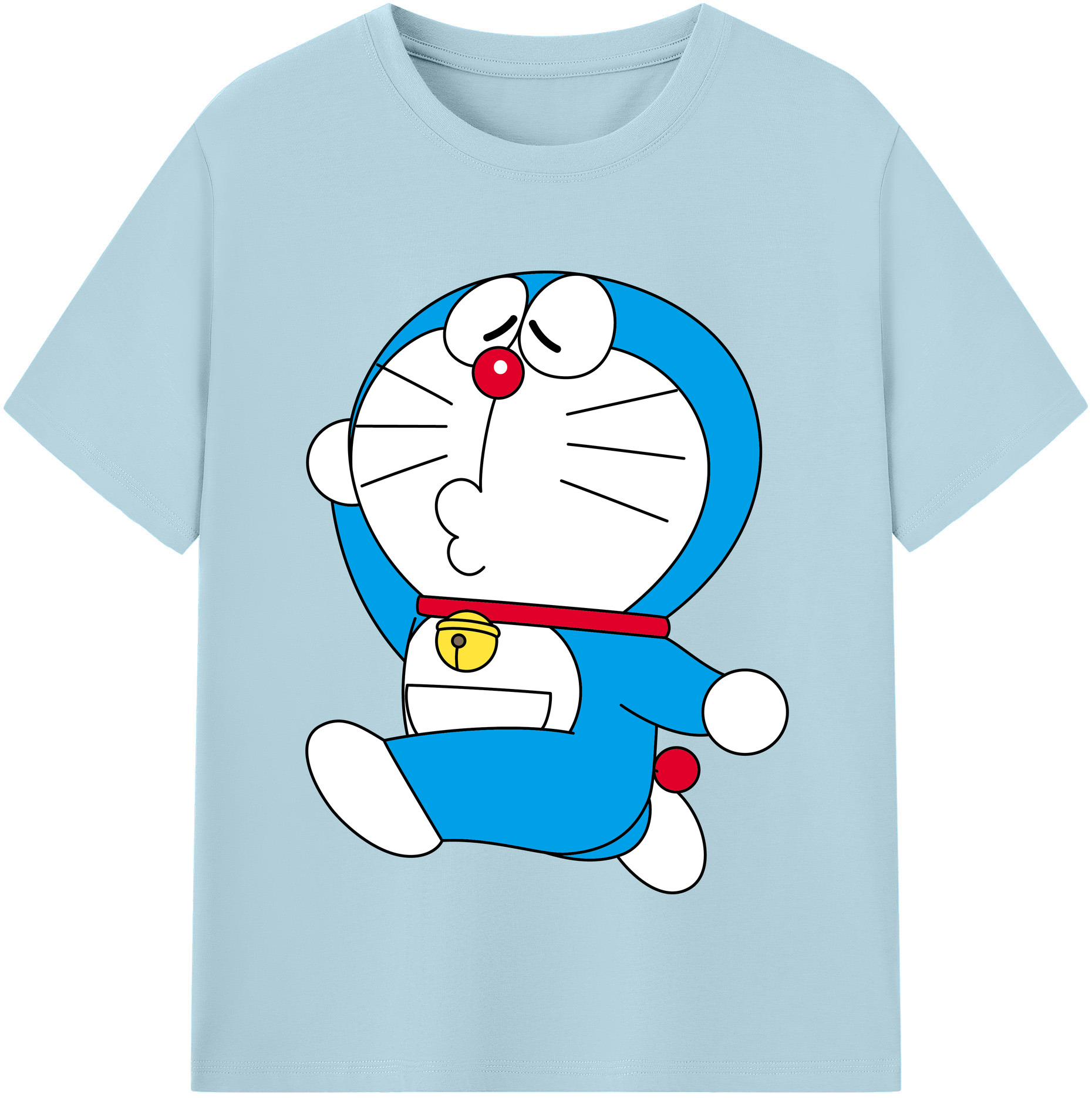 （画像用） ドラえもん Doraemon 綿100％半袖Tシャツ（フロントプリント）
